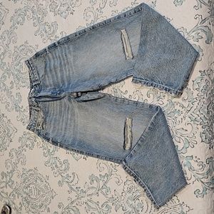 ZARA MEDIUM TO LIGHT BLUE DENIM JEANS SIZE 6